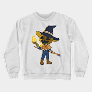 Pumpkin Wizard Crewneck Sweatshirt